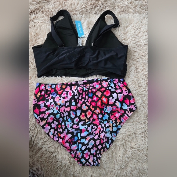 High Waisted Two Piece Swimsuit #942 - Picture 3 of 12